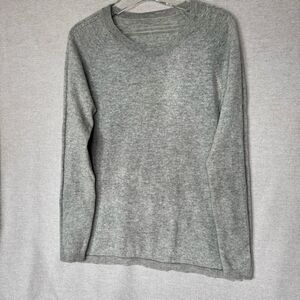 Gray Knit Sweater cashmere M